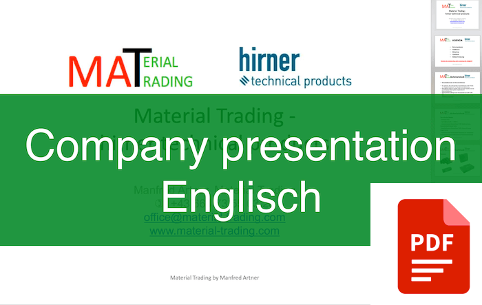 Material-Trading Company Presentation in Englisch